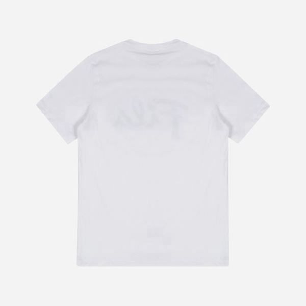 Camisetas Fila Homem Branco - Fila Cursive Logo S/S Portugal Online,FIJY-57920